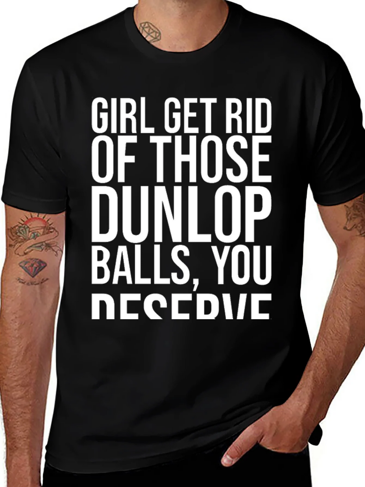 Girl Get Rid of Those Dunlop Balls Graphic T-Shirt product image 1