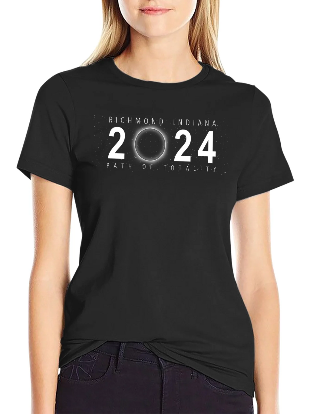 Richmond Indiana 2024 Path of Totality T-Shirt product image 1