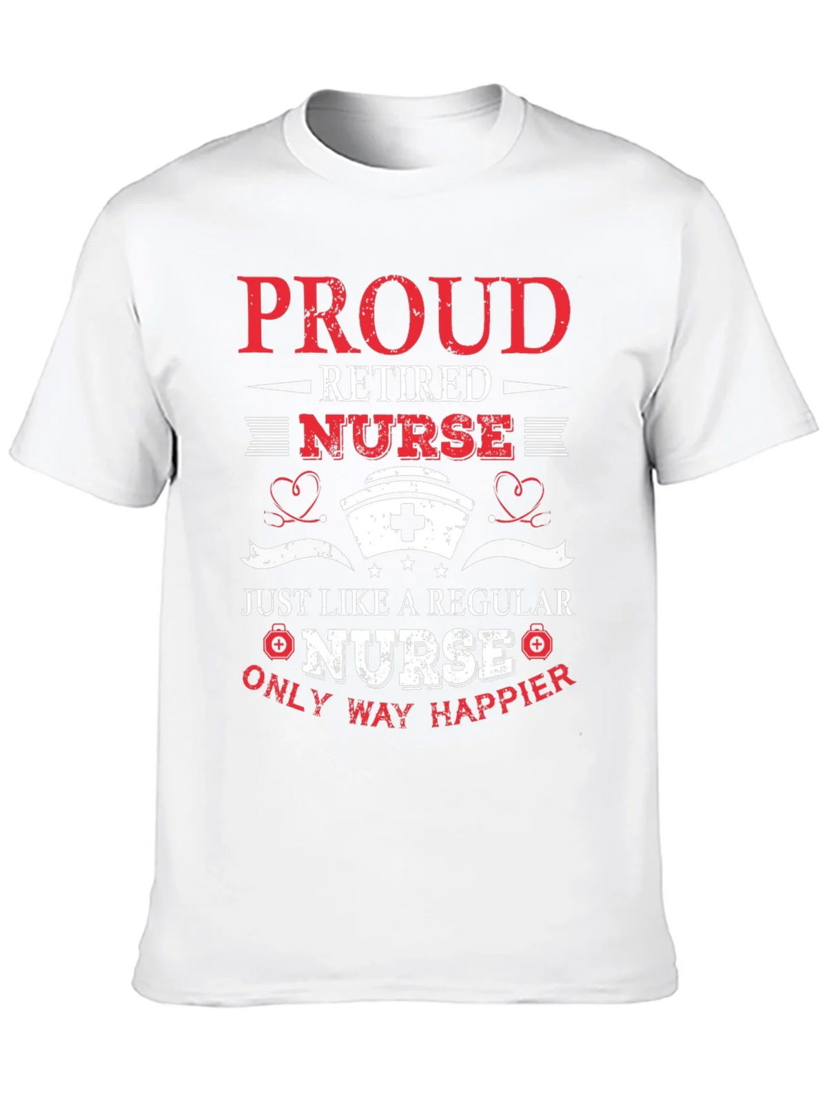 Proud Retired Nurse Graphic T-Shirt product image 6