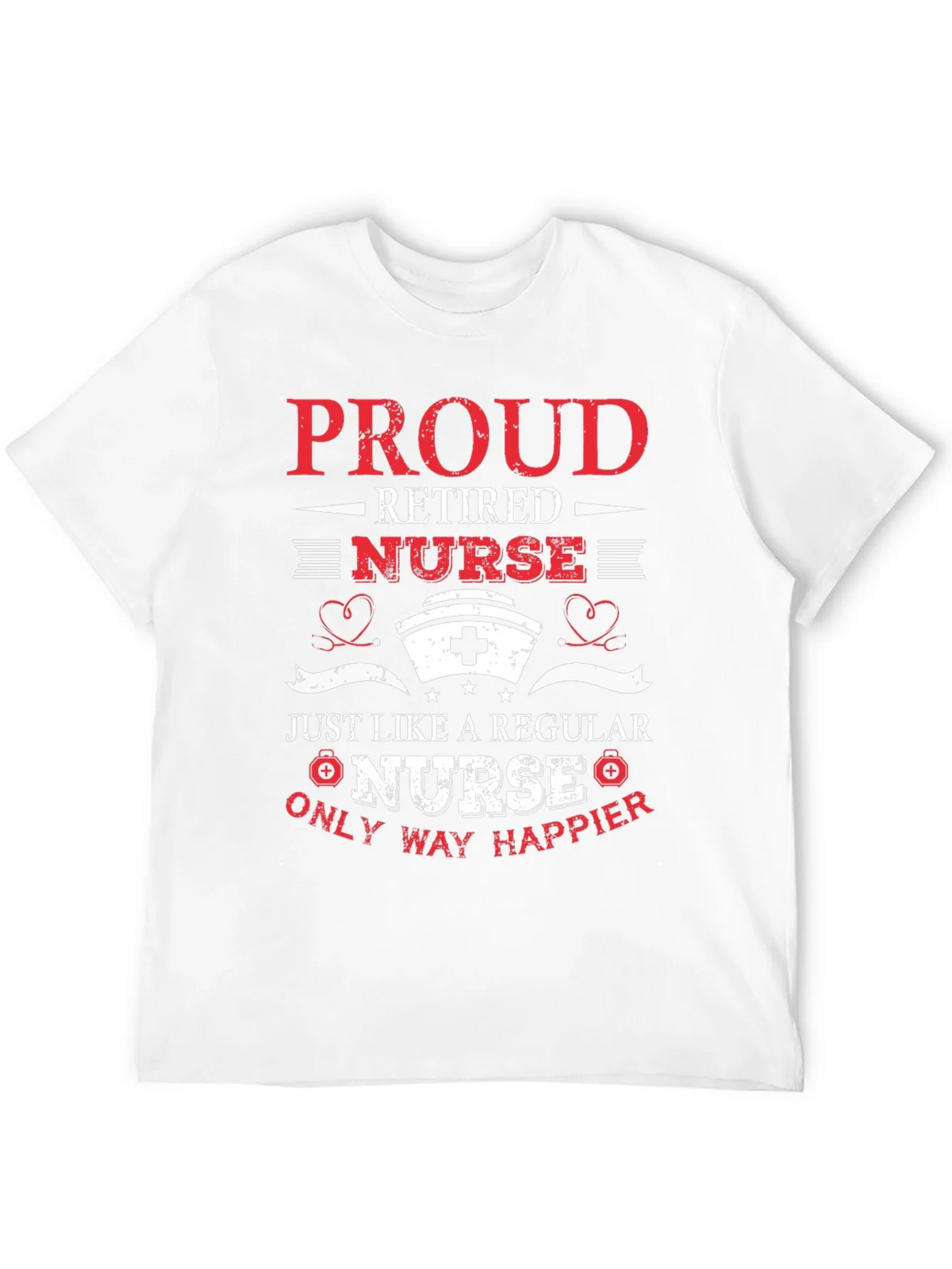 Proud Retired Nurse Graphic T-Shirt product image 8