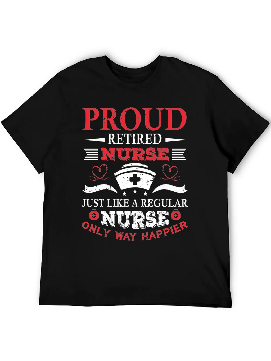 Proud Retired Nurse Graphic T-Shirt product image 2