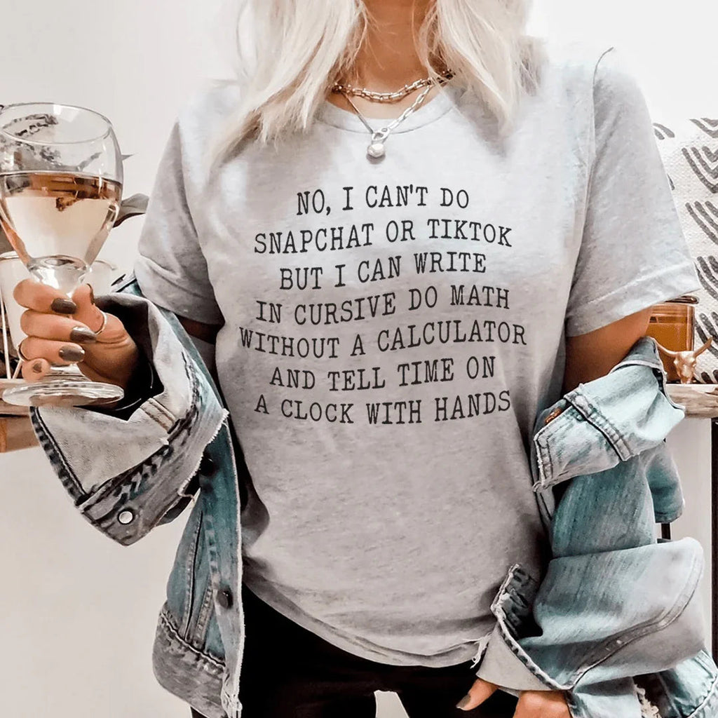 No I Can't Do That Tee product image 1