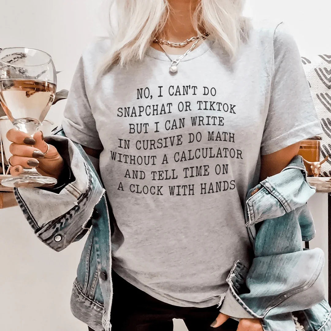 No I Can't Do That Tee product image 1
