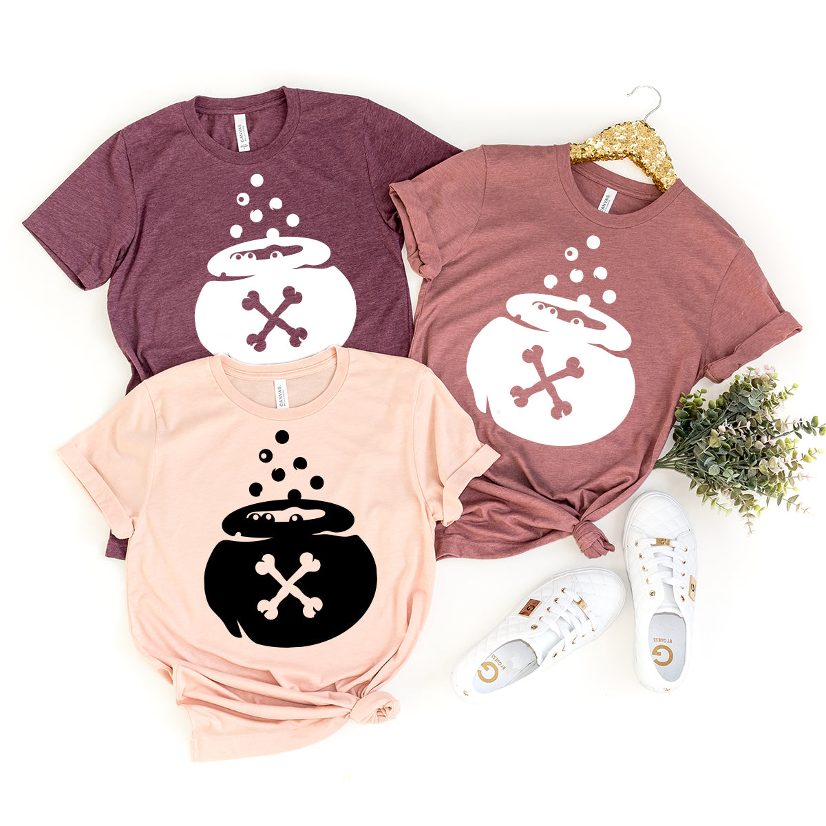 Halloween Shirt, Magic Pot T-Shirt, Witch Cauldron Logo product image 3