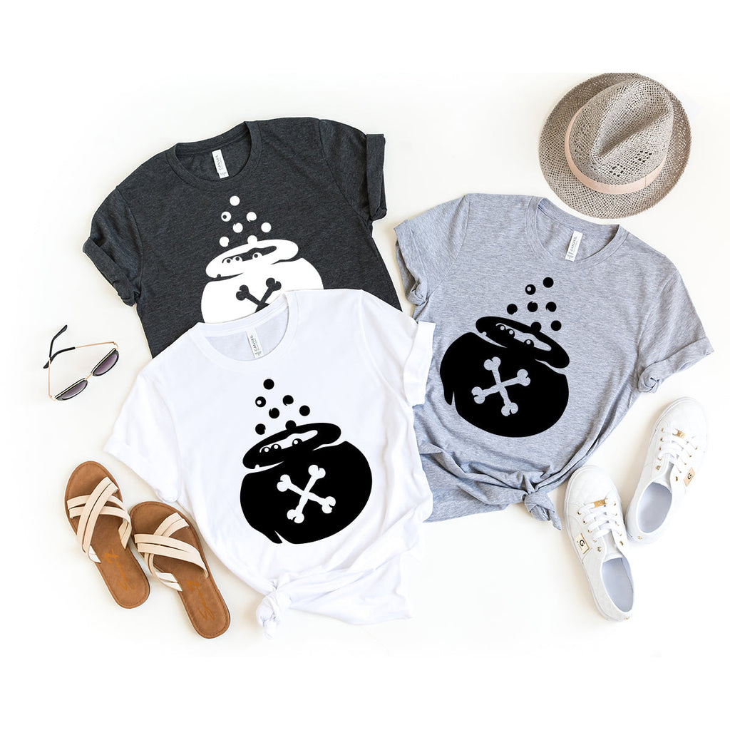 Halloween Shirt, Magic Pot T-Shirt, Witch Cauldron Logo product image 4