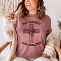 Christian Grace Inspirational Crewneck Tee – "Not Perfect product image 1