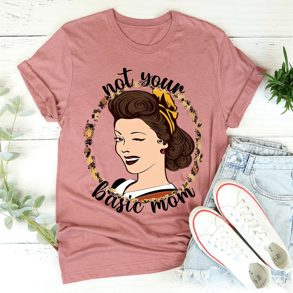 Not Your Basic Mom Tee product image 3