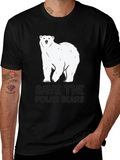 Save the Polar Bears Black Tee product image 1