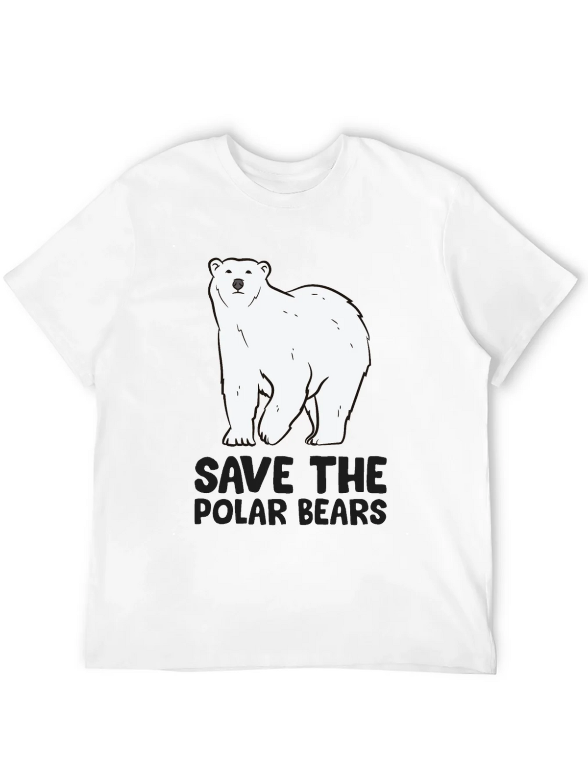 Save the Polar Bears Black Tee product image 3