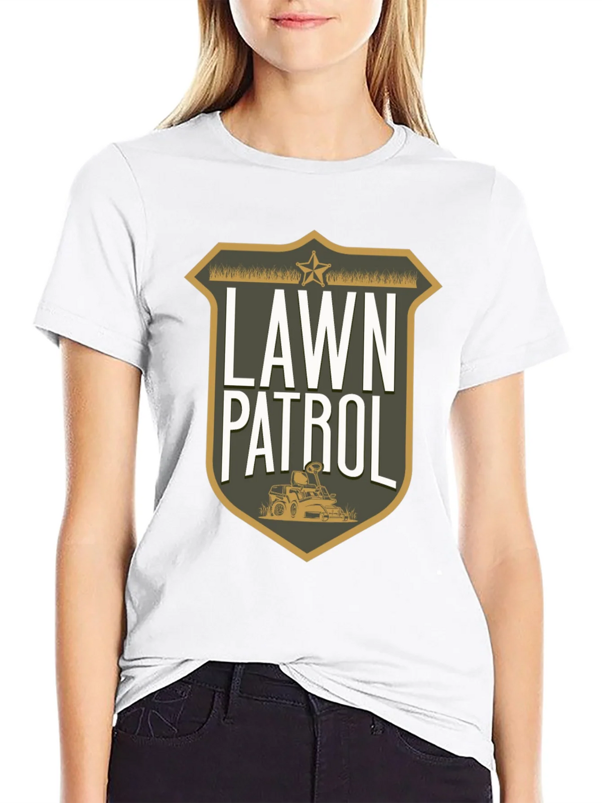 Lawn Patrol Graphic Tee - Funny Gardening T-Shirt product image 7