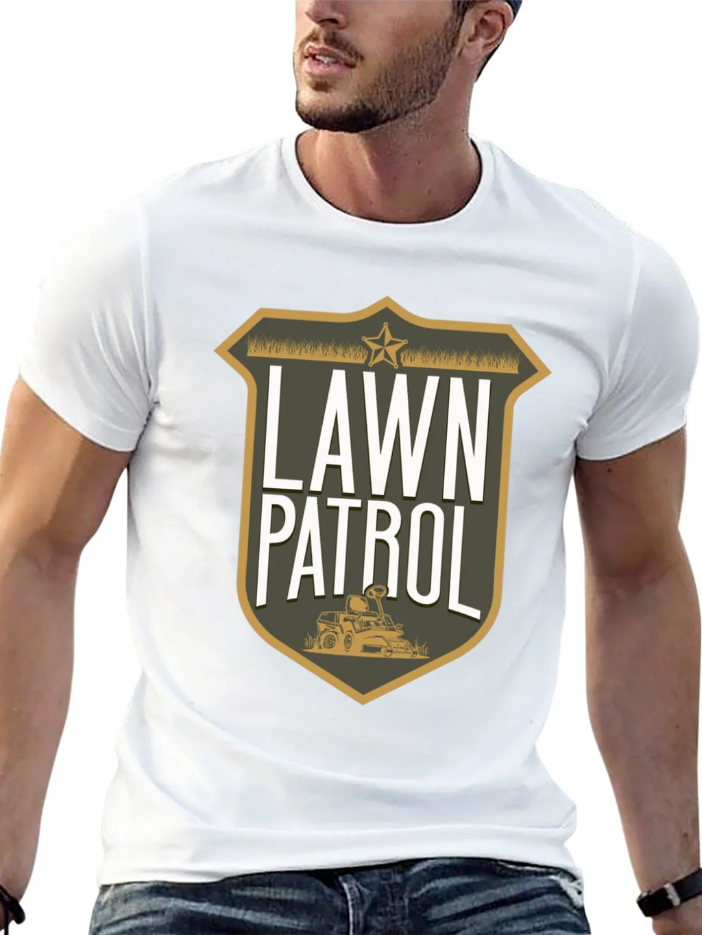 Lawn Patrol Graphic Tee - Funny Gardening T-Shirt product image 11