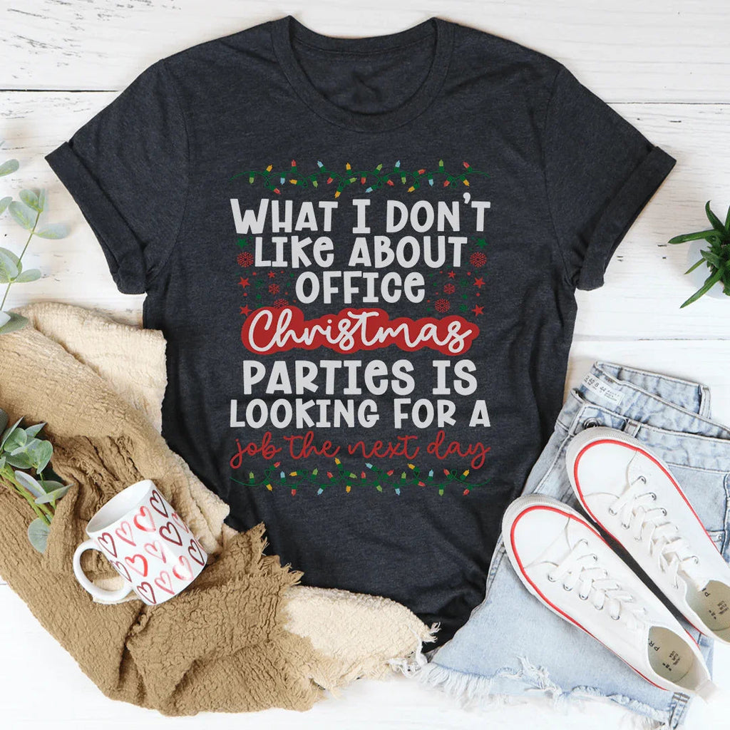 Office Christmas Parties Tee product image 4