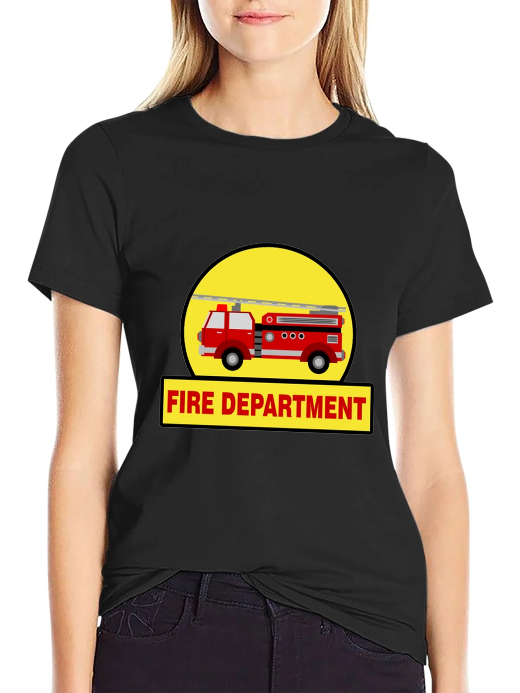 Fire Department Truck Graphic Tee product image 1