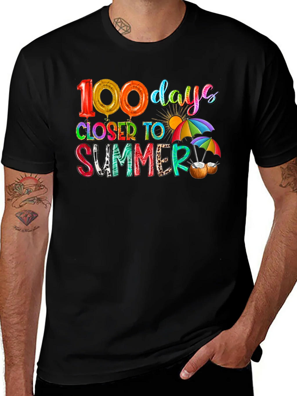 100 Days Closer To Summer Graphic Tee product image 1