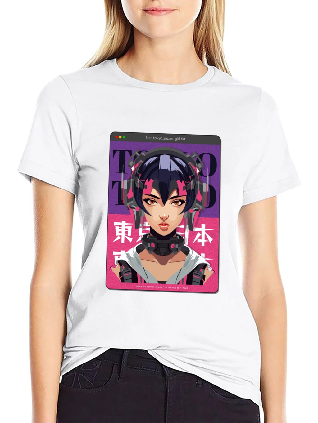 Tokyo Girl Graphic T-Shirt - Anime Style product image 6