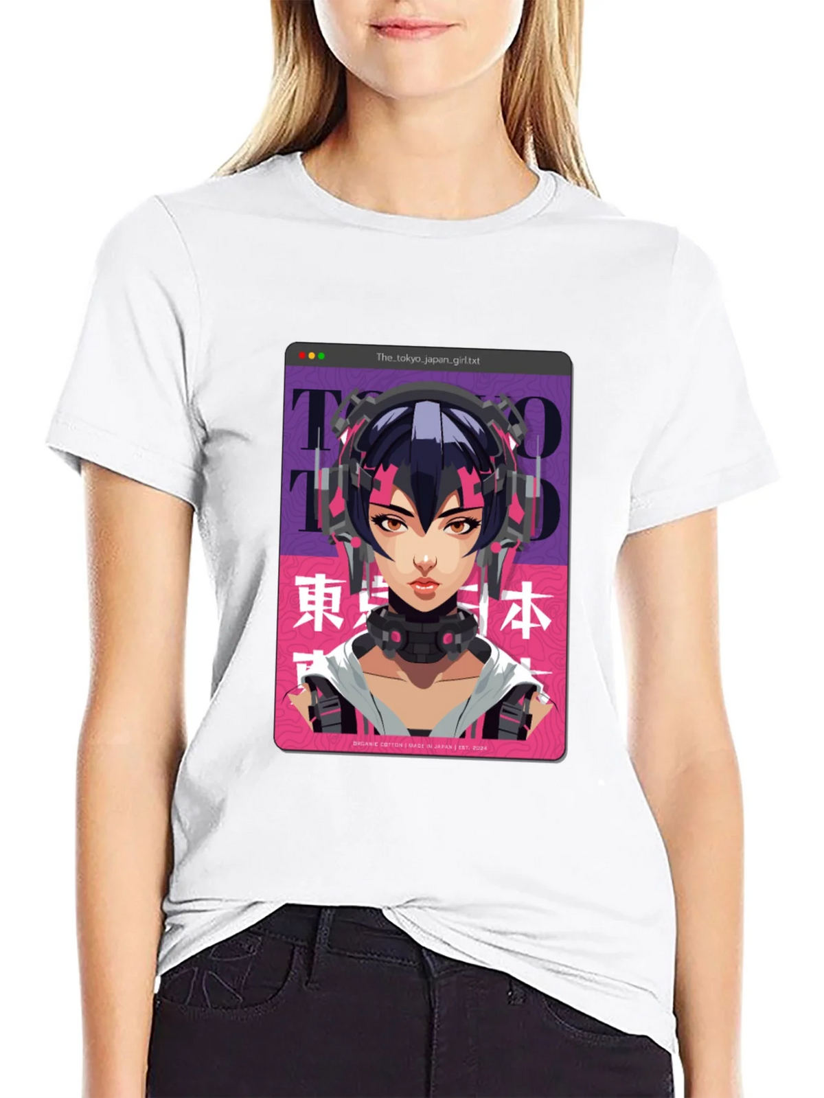 Tokyo Girl Graphic T-Shirt - Anime Style product image 6