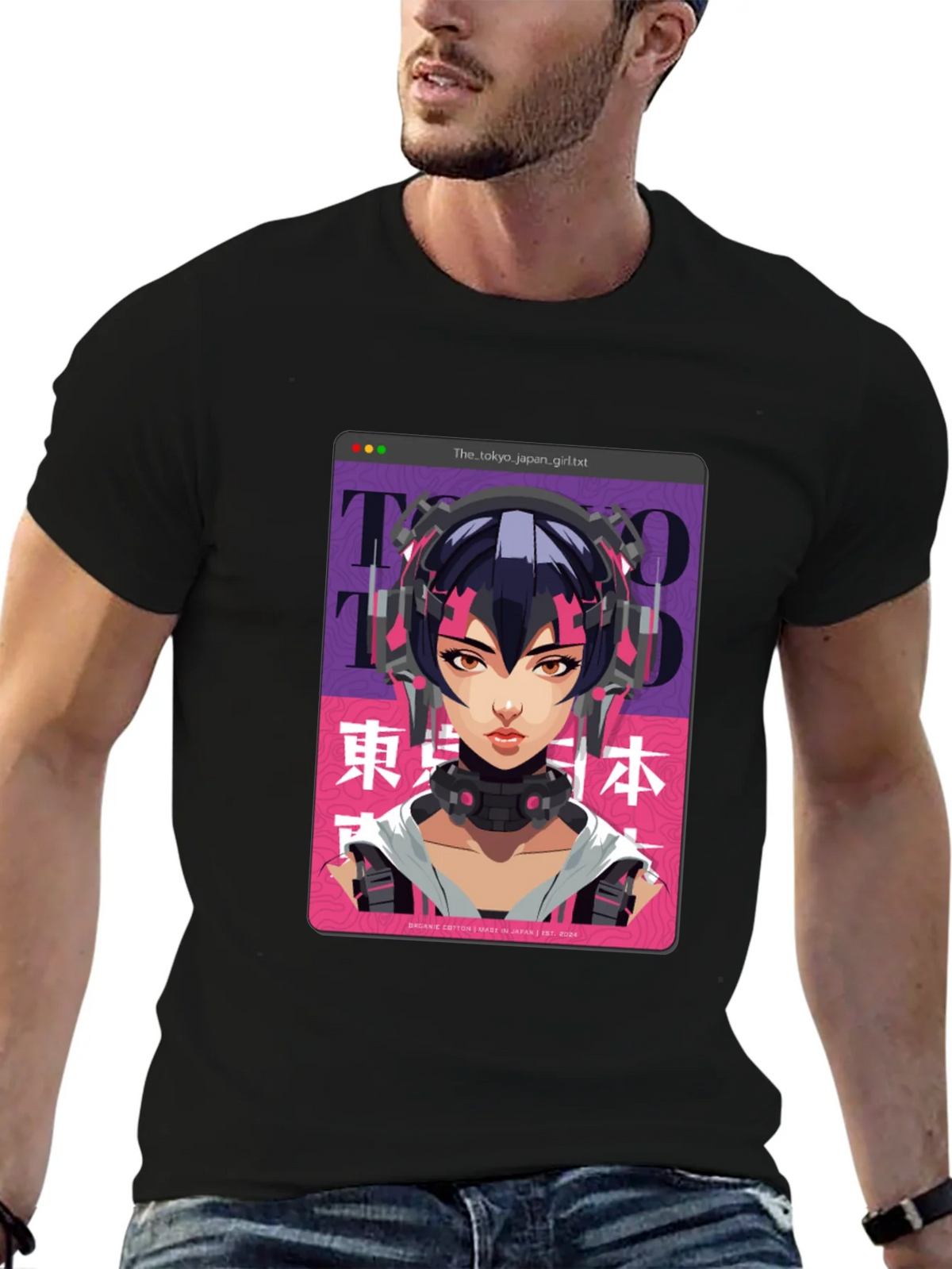 Tokyo Girl Graphic T-Shirt - Anime Style product image 4