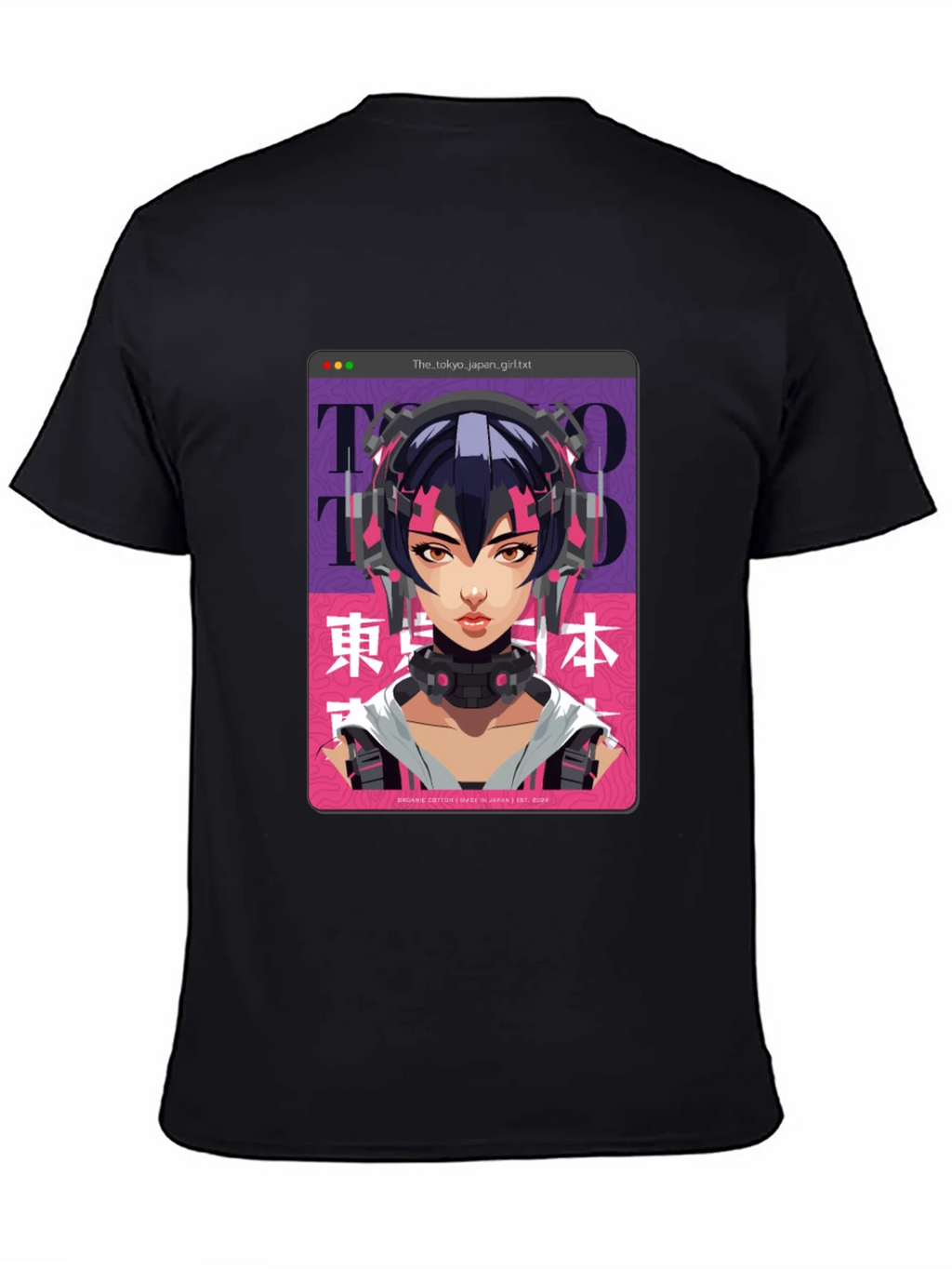 Tokyo Girl Graphic T-Shirt - Anime Style product image 3