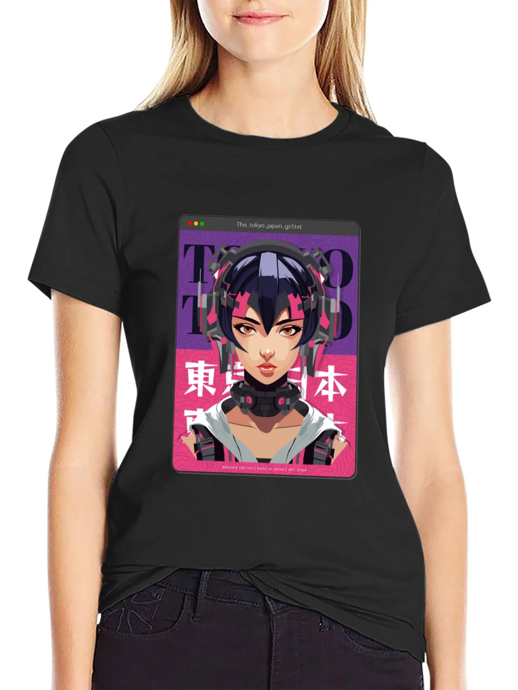 Tokyo Girl Graphic T-Shirt - Anime Style product image 1