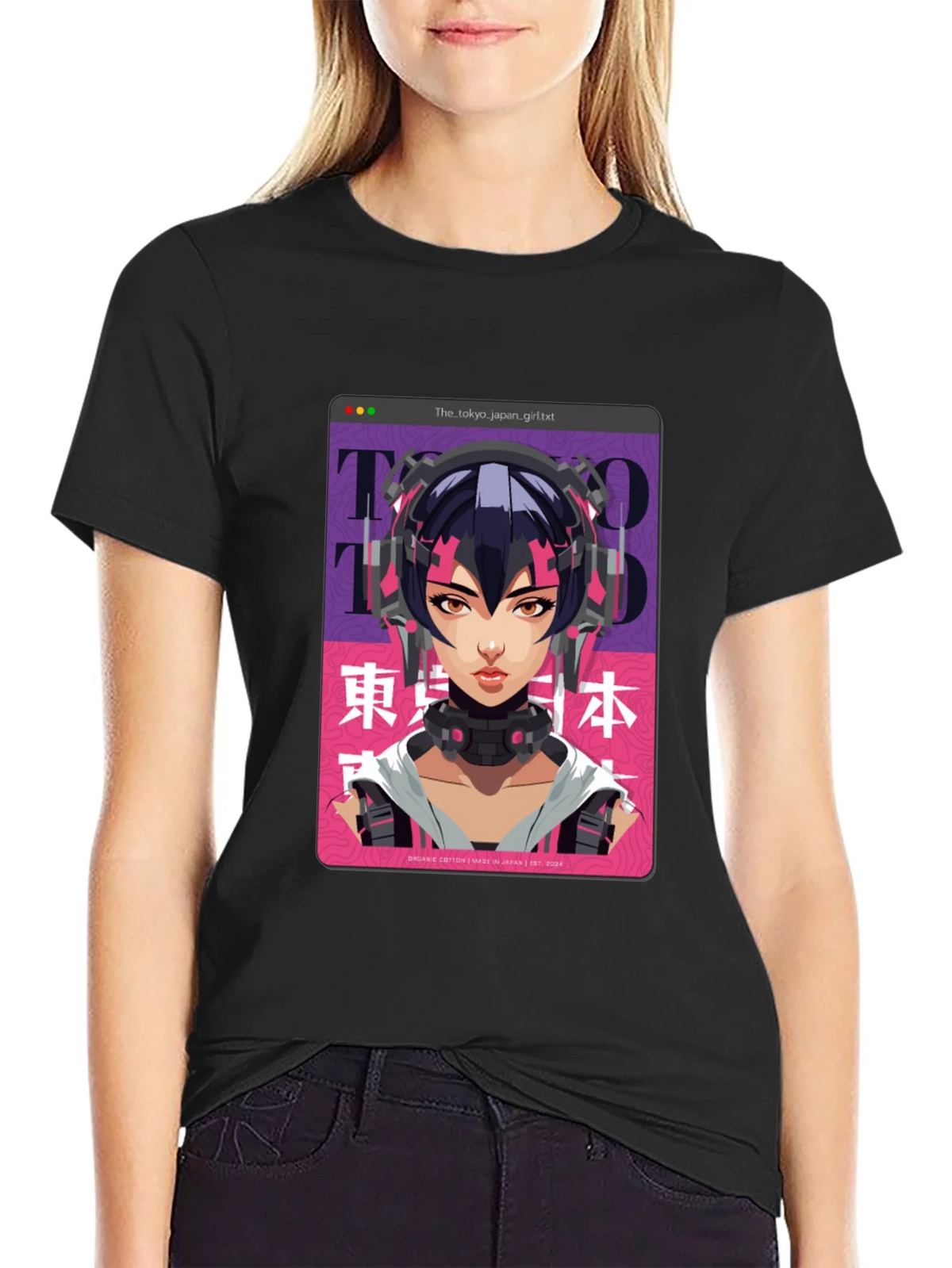 Tokyo Girl Graphic T-Shirt - Anime Style product image 1