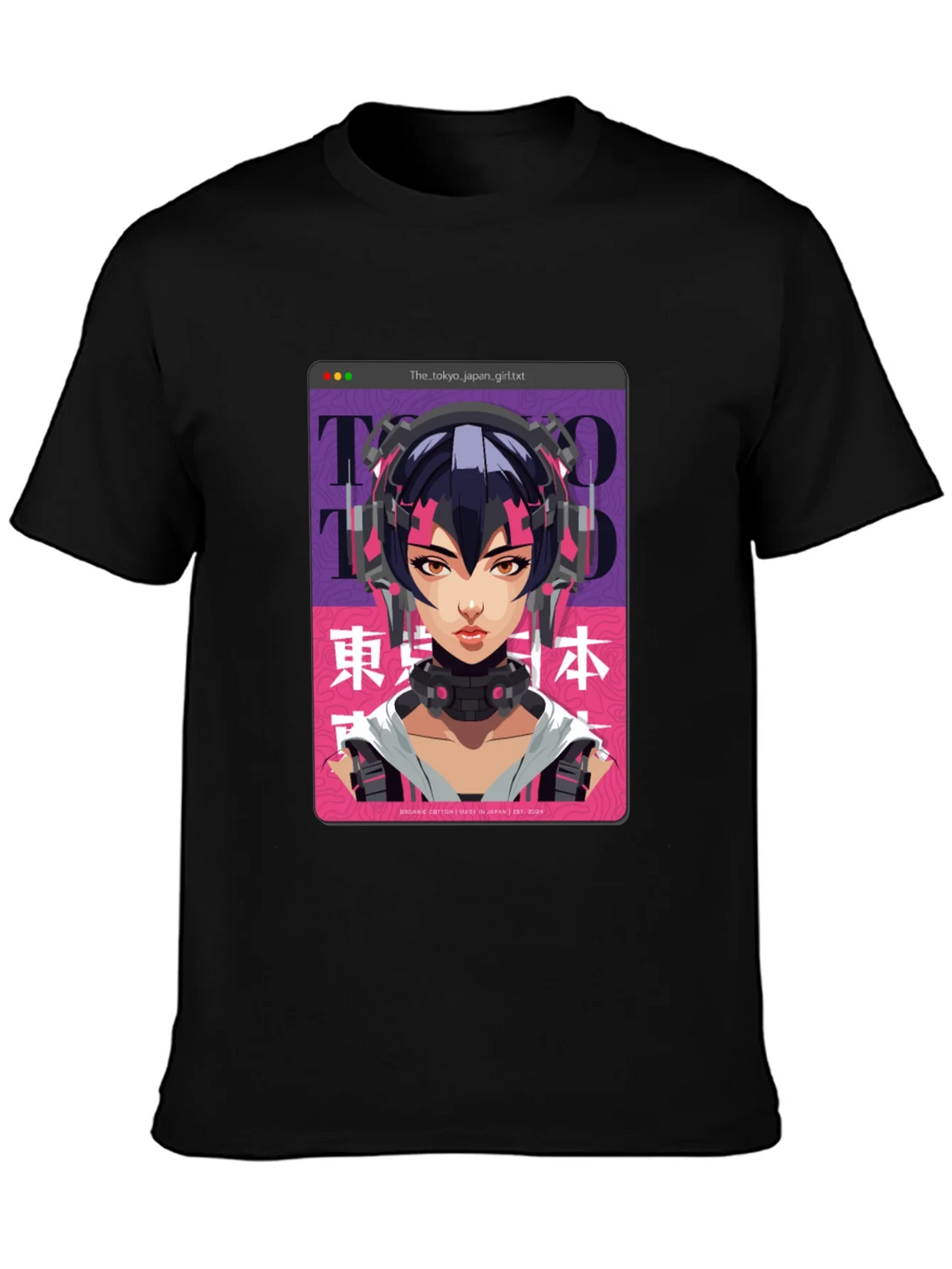 Tokyo Girl Graphic T-Shirt - Anime Style product image 2