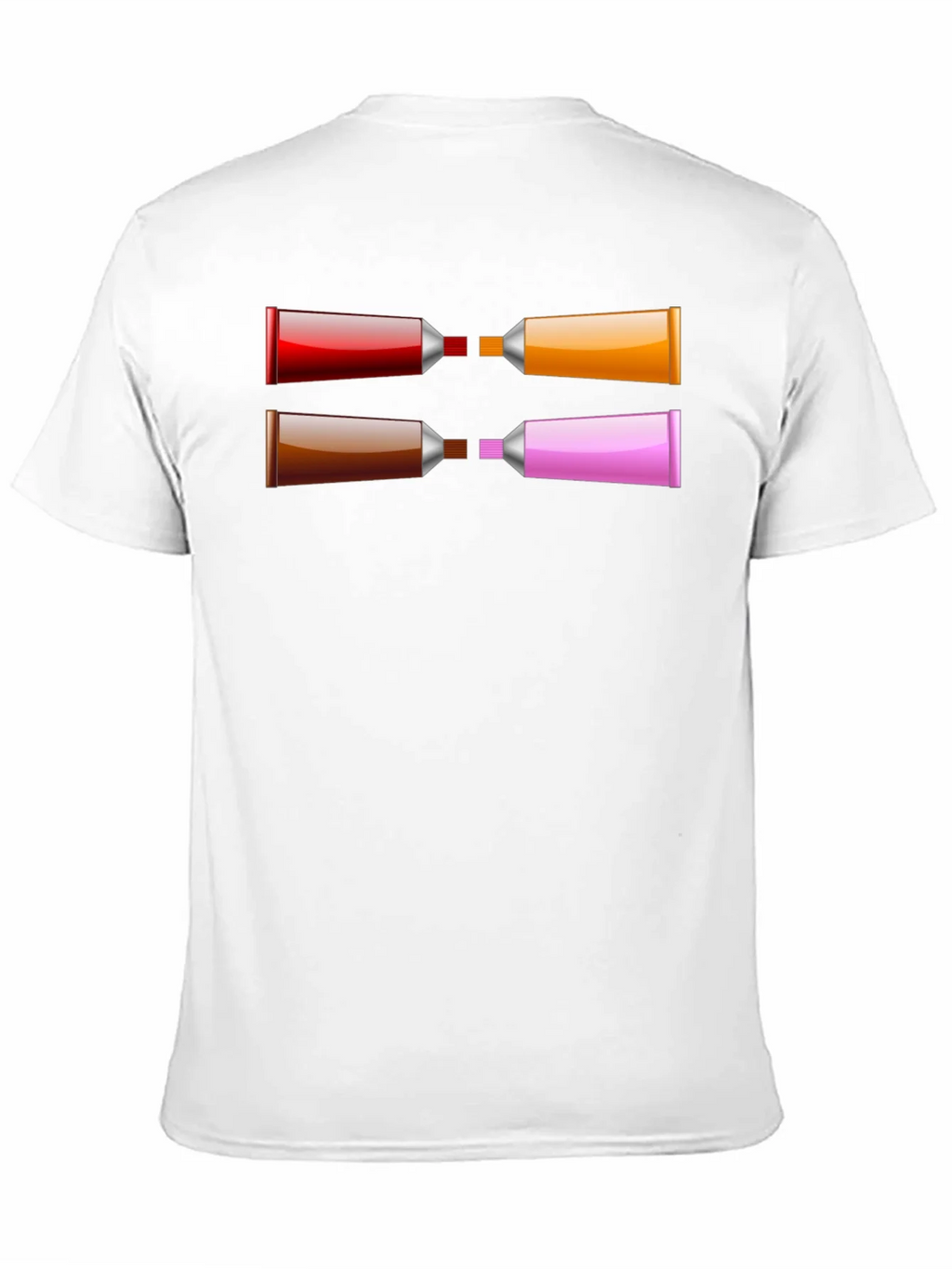 Abstract Paint Tube T-Shirt - Artistic Graphic Tee product image 7