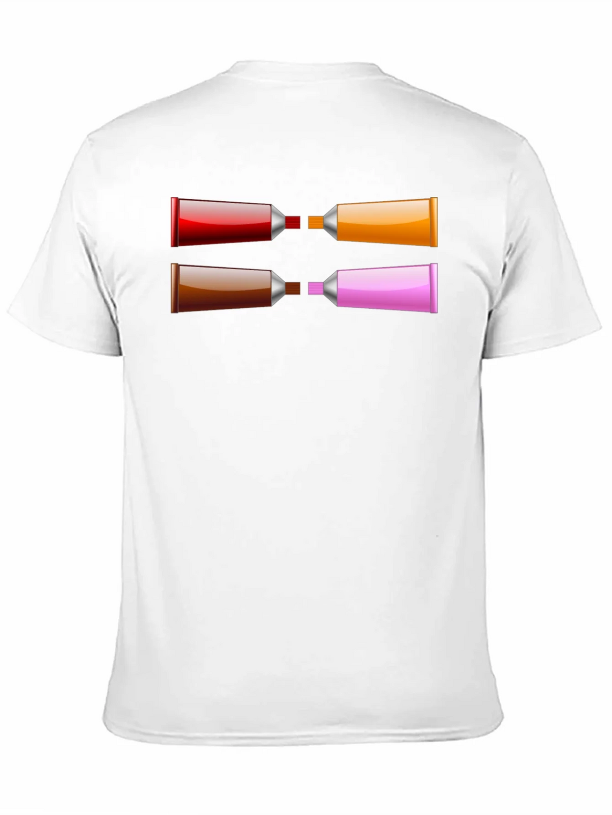 Abstract Paint Tube T-Shirt - Artistic Graphic Tee product image 7