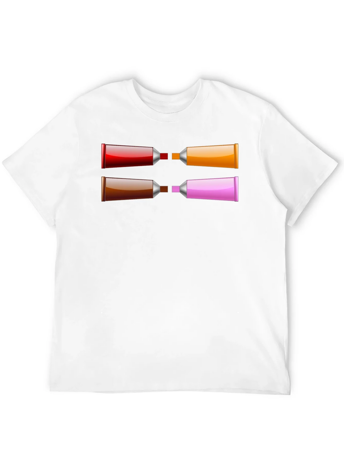 Abstract Paint Tube T-Shirt - Artistic Graphic Tee product image 8
