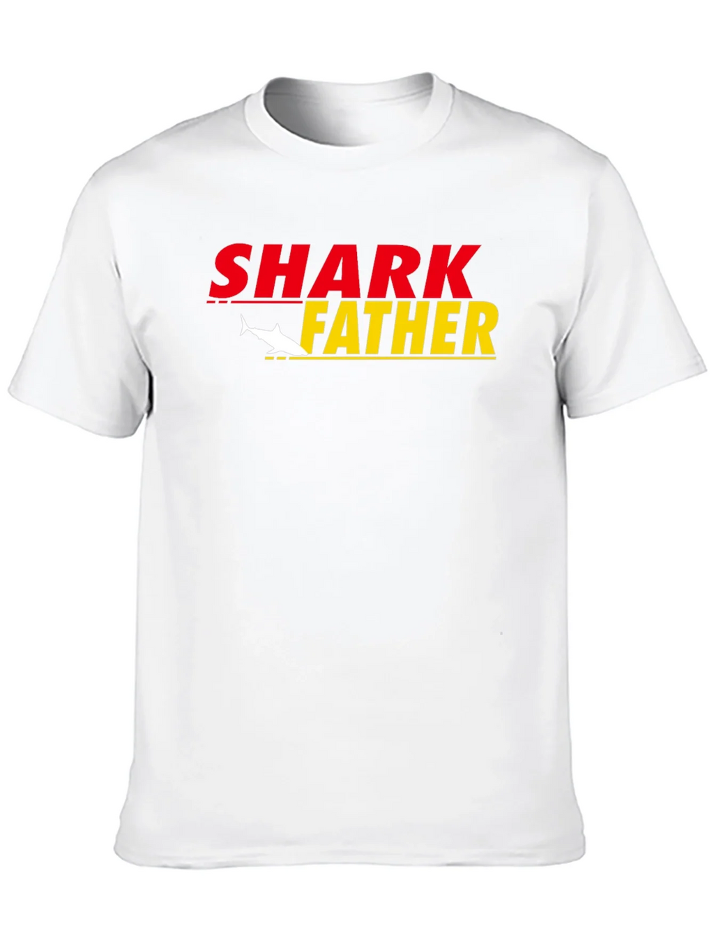 Shark Father Graphic T-Shirt - Cool Dad Tee product image 2