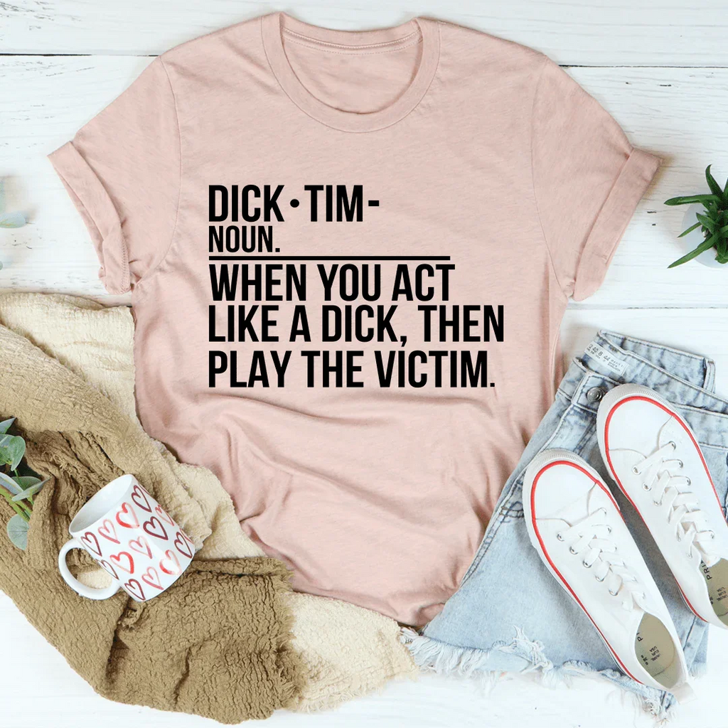 Sarcastic Definition Casual Shirt – "Play The Victim" product image 4