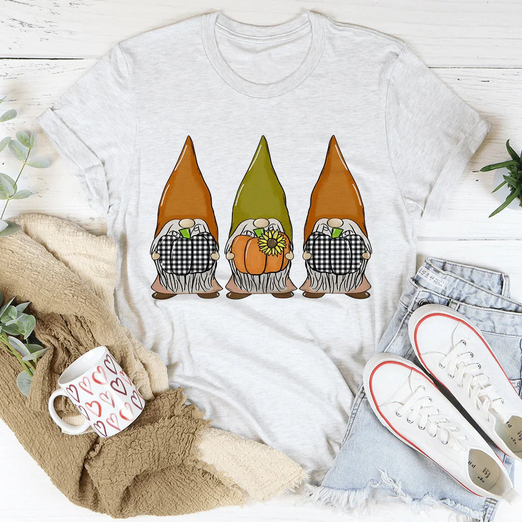Pumpkin Gnomes Fall Tee product image 4