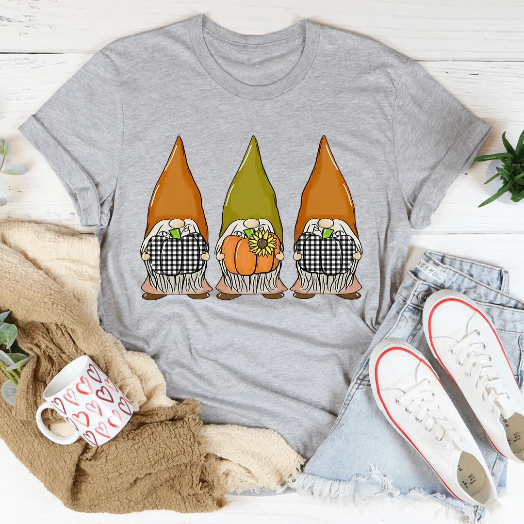 Pumpkin Gnomes Fall Tee product image 1
