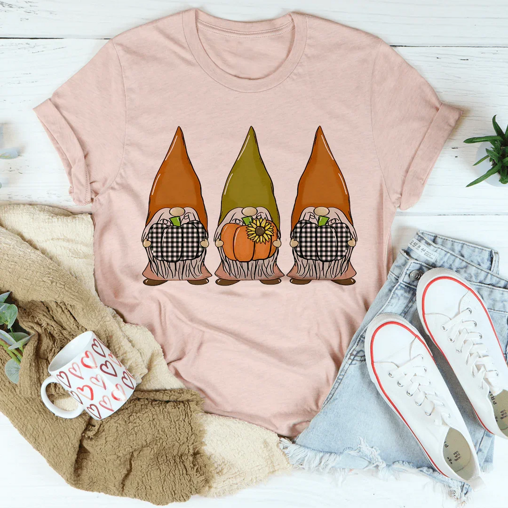 Pumpkin Gnomes Fall Tee product image 3