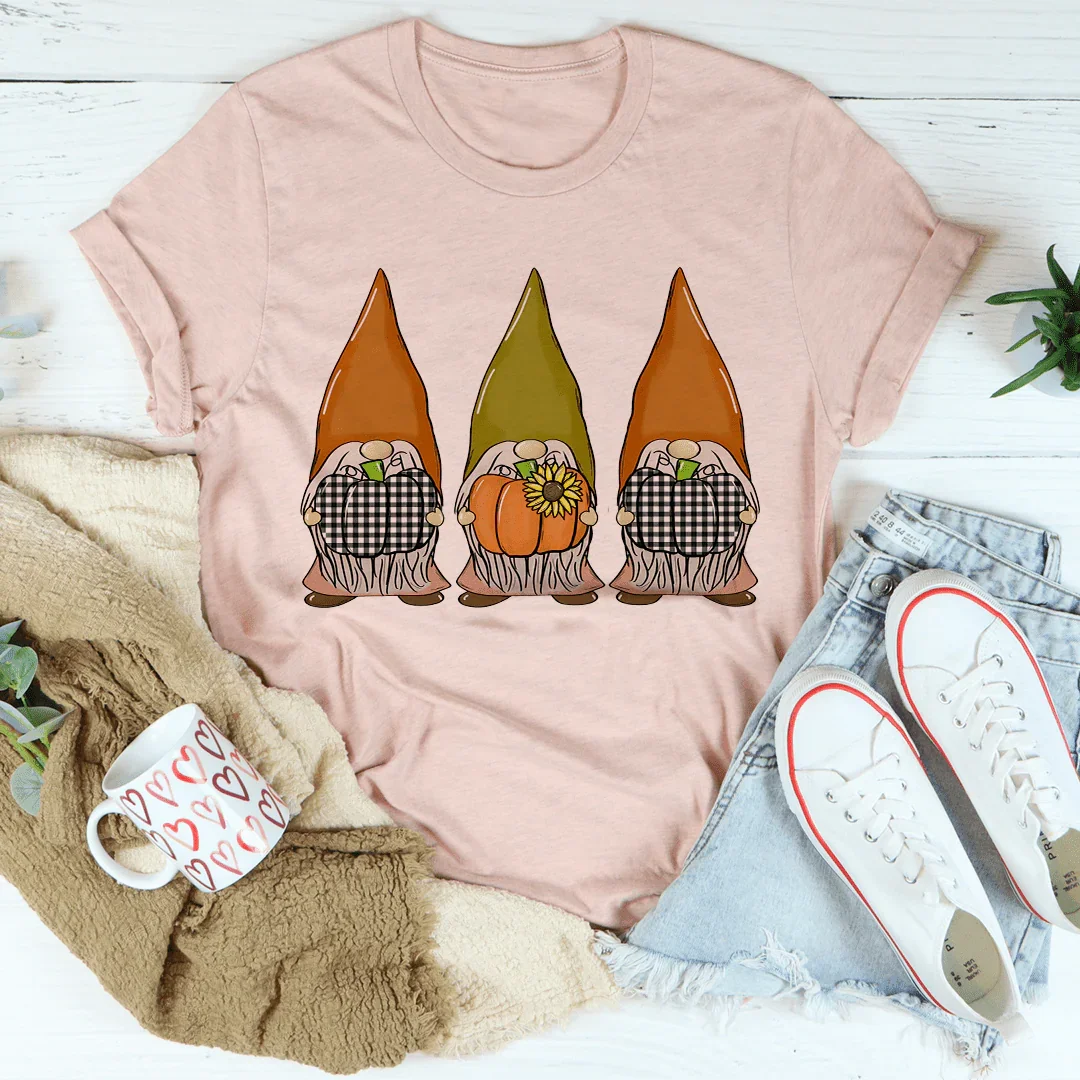 Pumpkin Gnomes Fall Tee product image 3