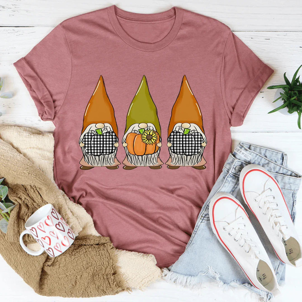 Pumpkin Gnomes Fall Tee product image 2