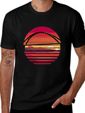 Sunset Bridge Graphic T-Shirt - Stylish Crew Neck Tee product image 1