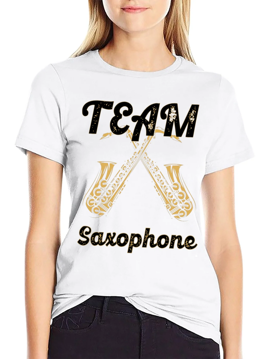 Team Saxophone T-Shirt - Musical Instrument Tee product image 5