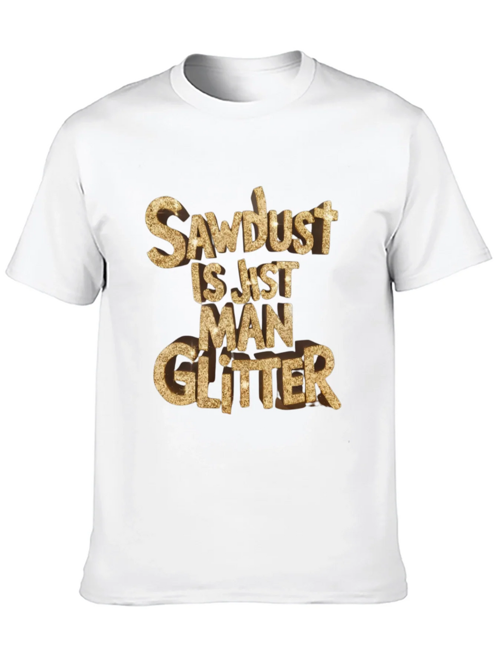Sawdust Man Glitter Black T-Shirt product image 9