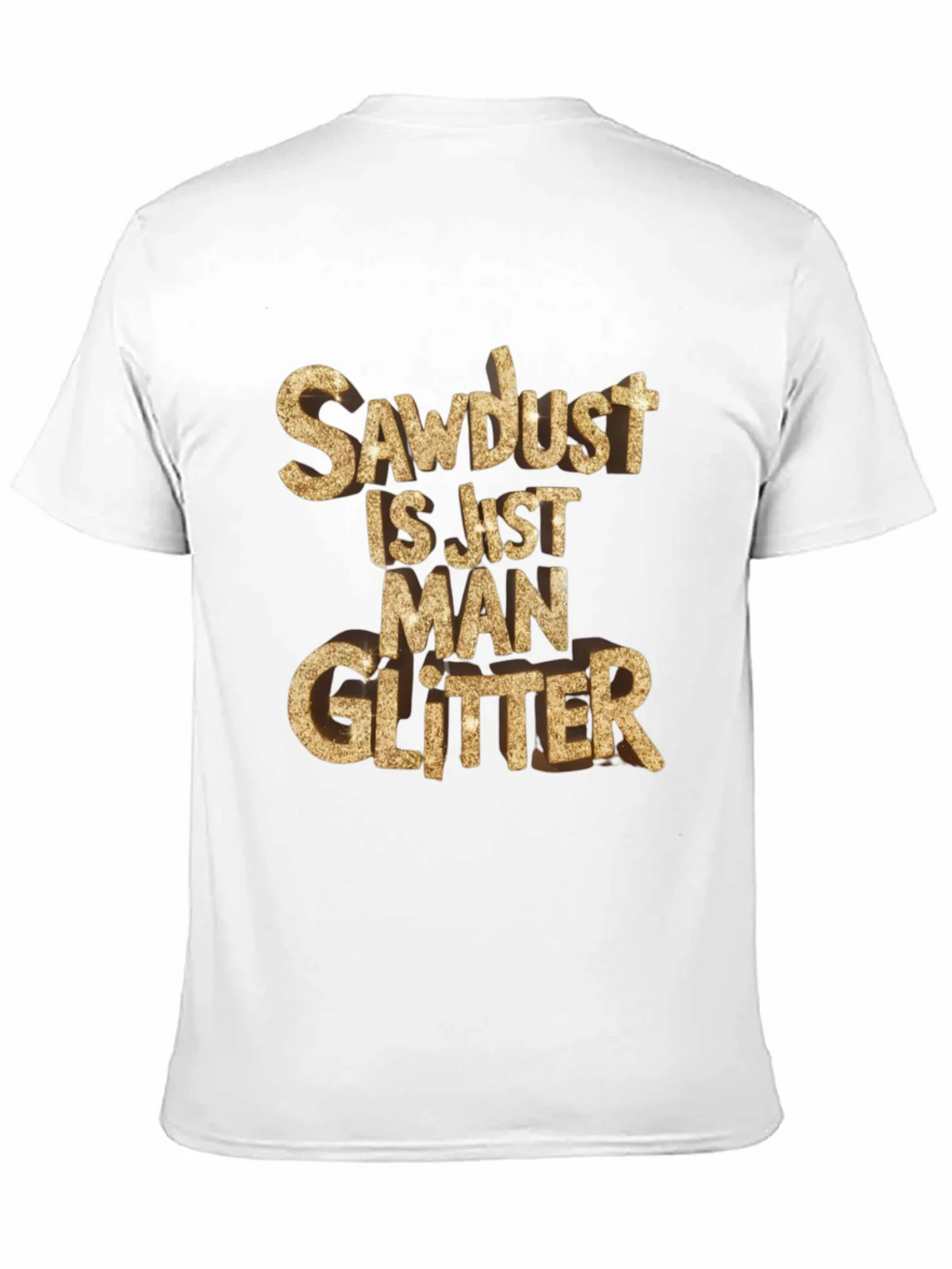 Sawdust Man Glitter Black T-Shirt product image 10
