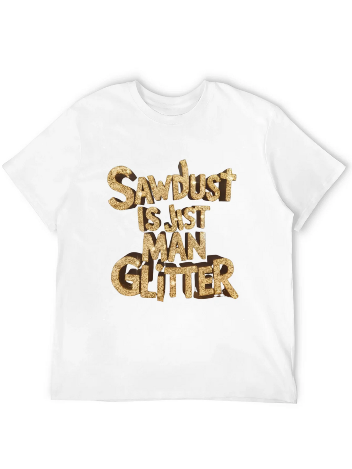 Sawdust Man Glitter Black T-Shirt product image 11