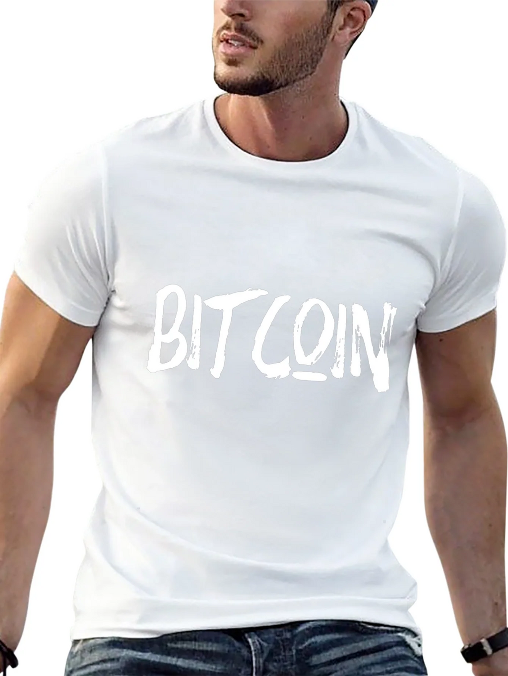Bitcoin T-Shirt - Crypto Currency Tee - Black Cotton product image 5