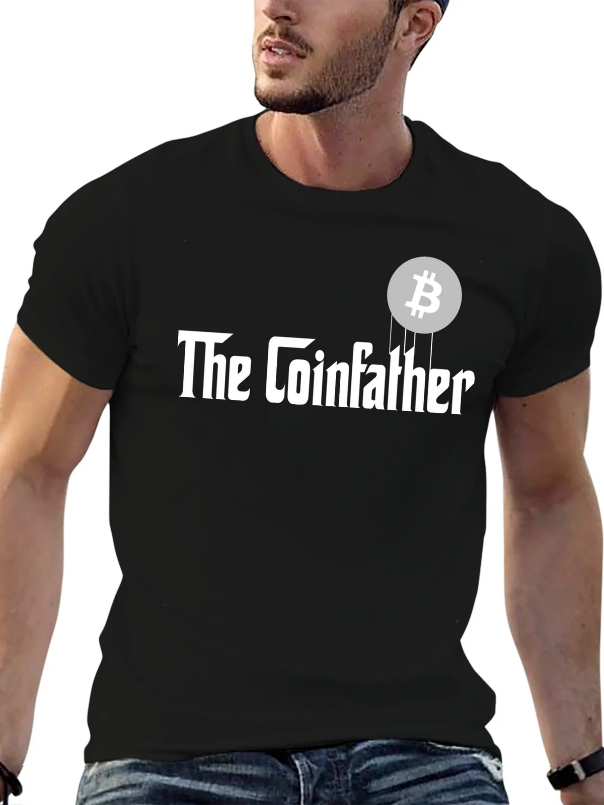 The Coinfather Bitcoin T-Shirt Crypto Tee product image 4