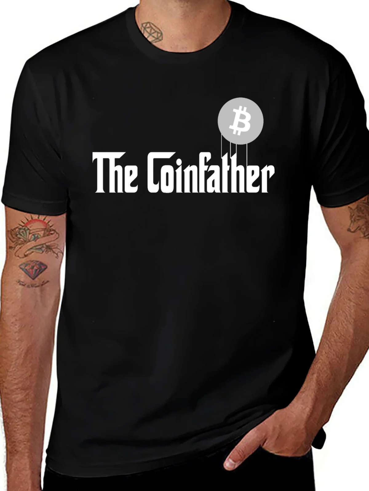The Coinfather Bitcoin T-Shirt Crypto Tee product image 1