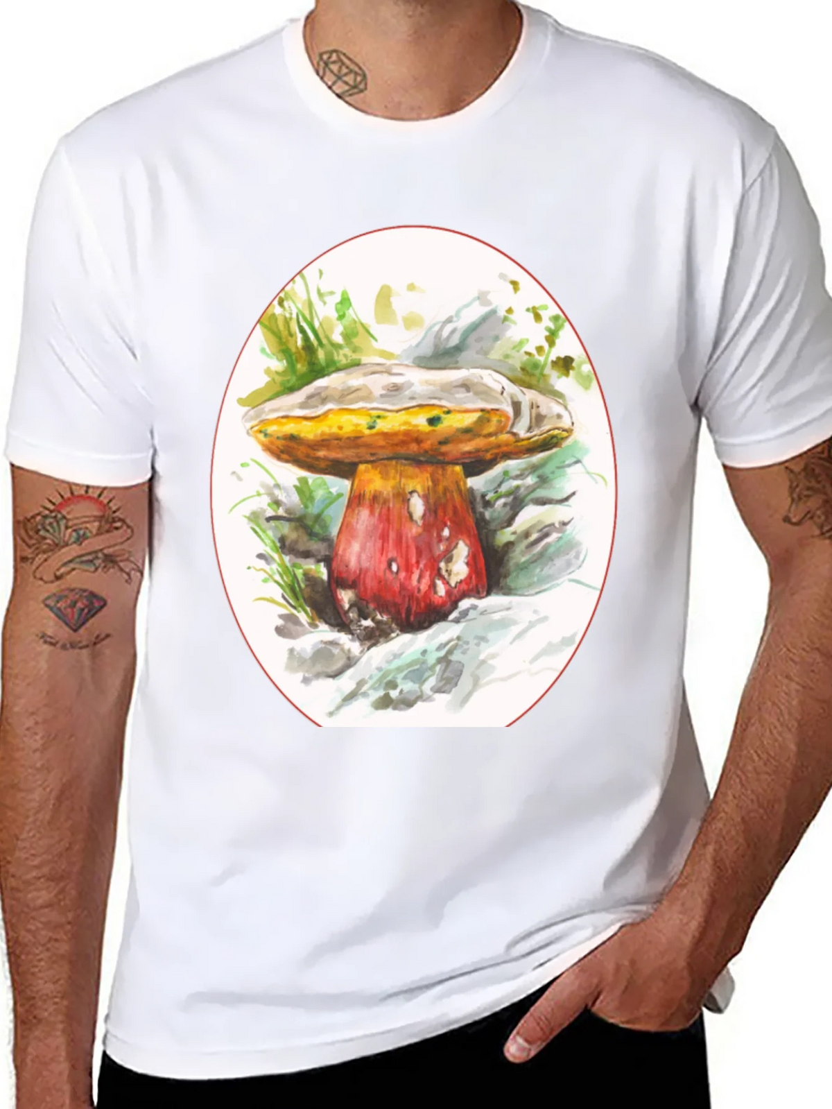 Mushroom Graphic Tee - Unique Nature Design product image 3