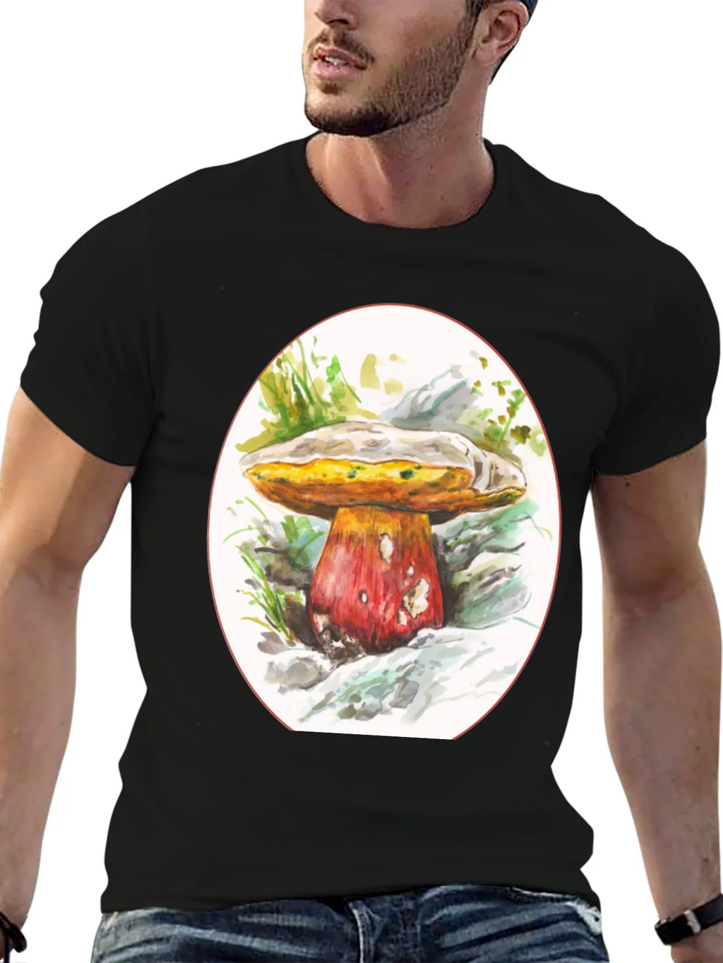 Mushroom Graphic Tee - Unique Nature Design product image 2