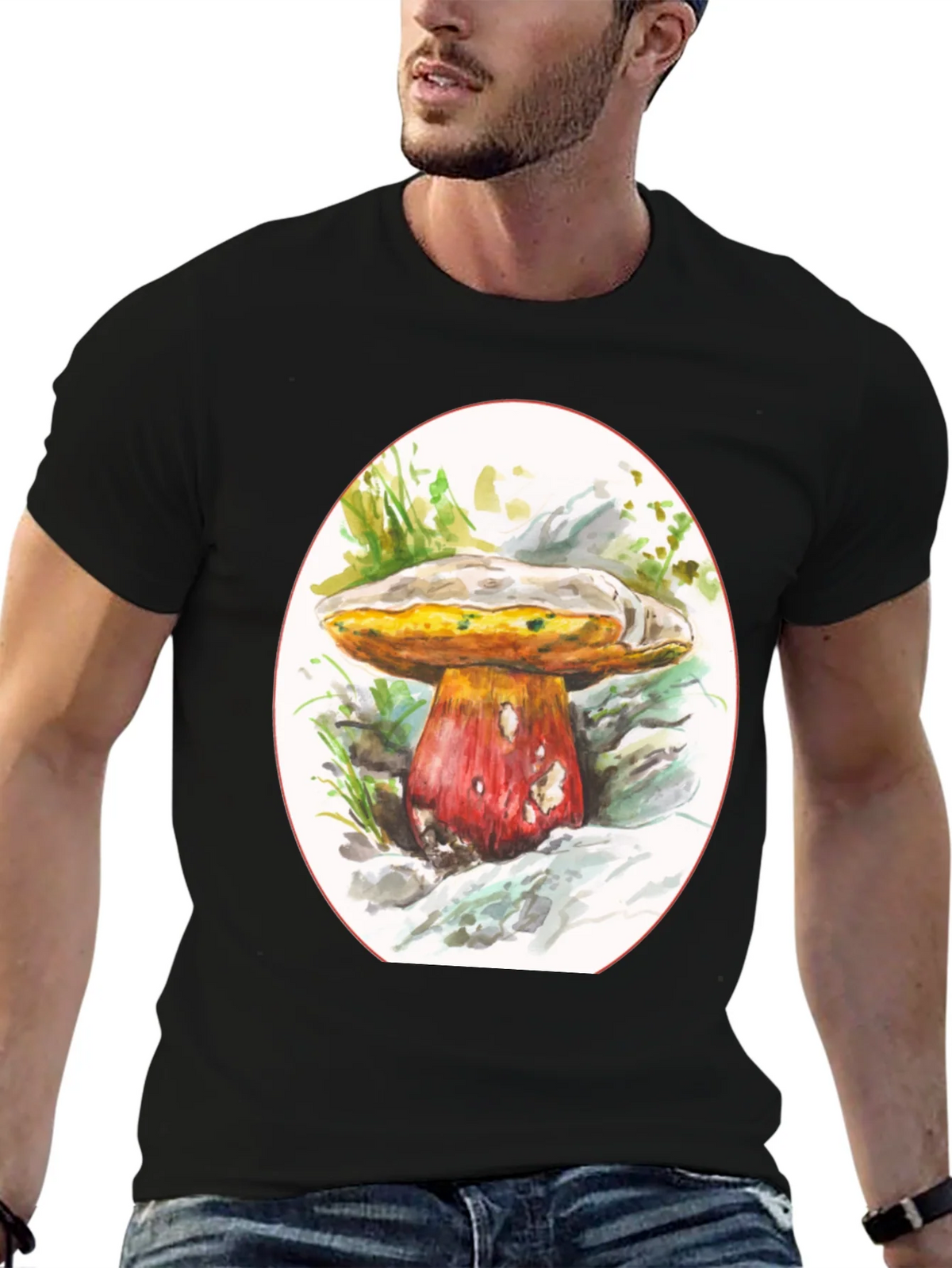 Mushroom Graphic Tee - Unique Nature Design product image 2
