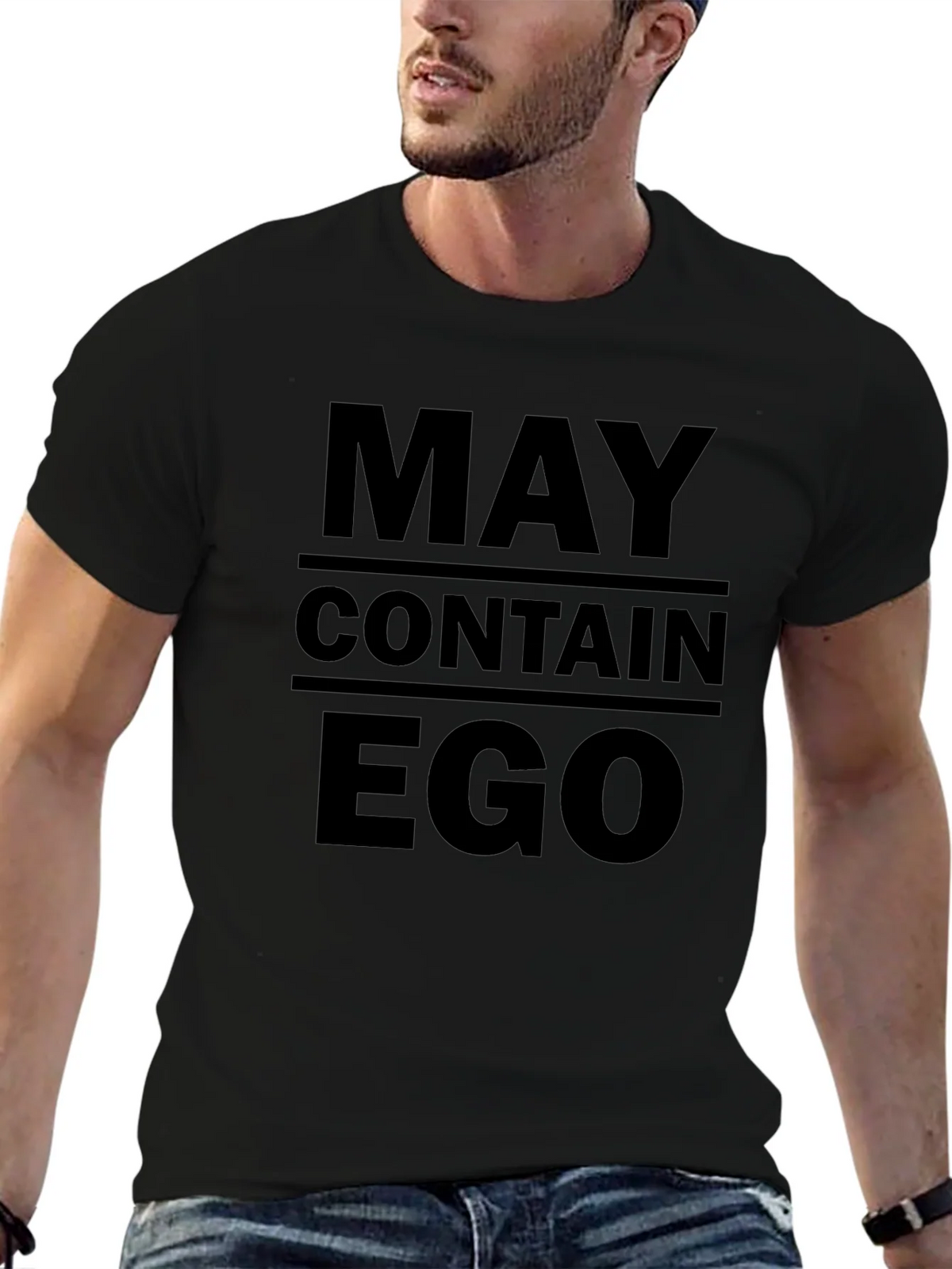 May Contain Ego Graphic T-Shirt product image 2