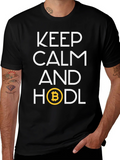 Keep Calm and HODL Bitcoin Crypto T-Shirt product image 1