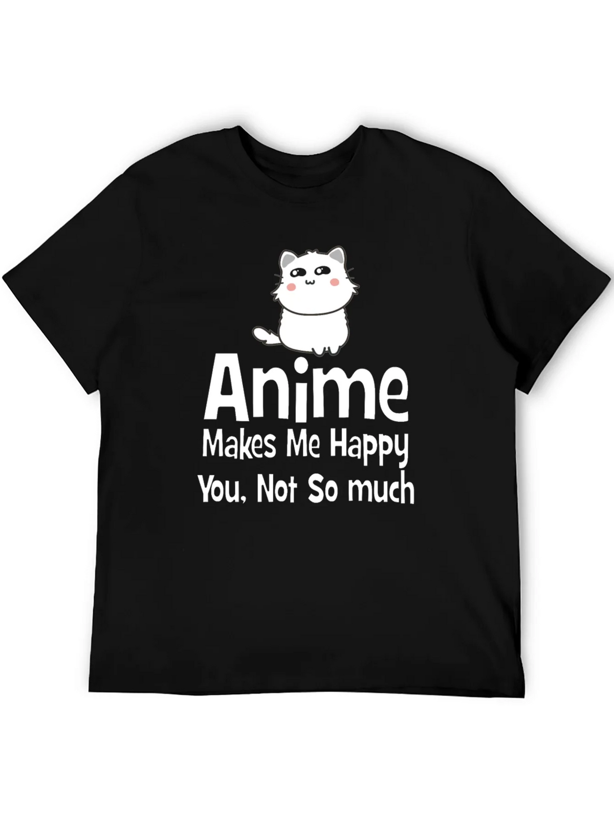 Anime Makes Me Happy Graphic T-Shirt product image 3