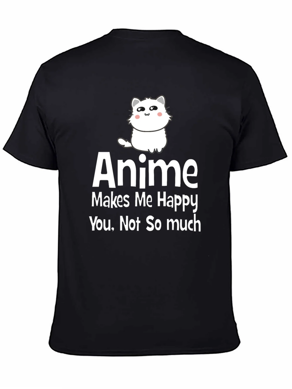 Anime Makes Me Happy Graphic T-Shirt product image 2